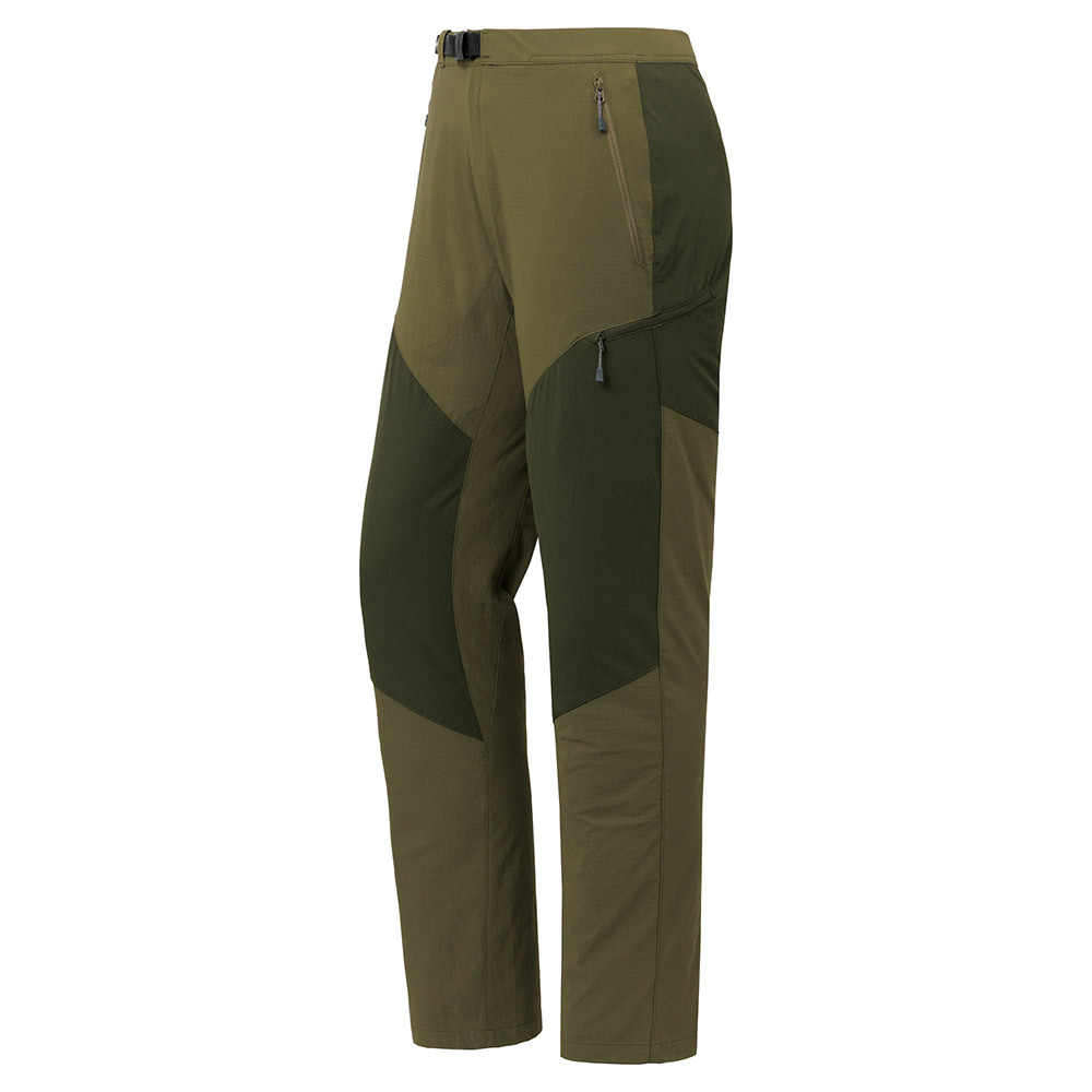 Mont-bell Light Guide Pants Men's 男款 防潑水彈性長褲 彈性拼接輕量長褲 1105683-KH 卡其 [HappyOutdoor]