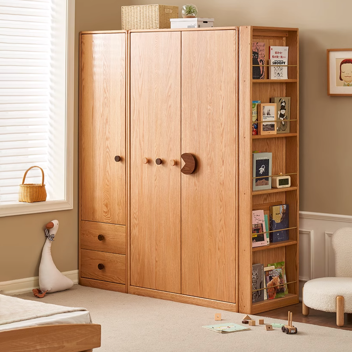 艾勒實木衣櫃 AL-B2041