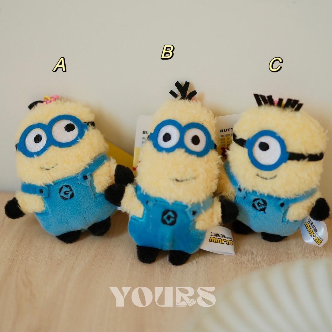 韓國代購 Butter Minions 小小兵吊飾 (3款)