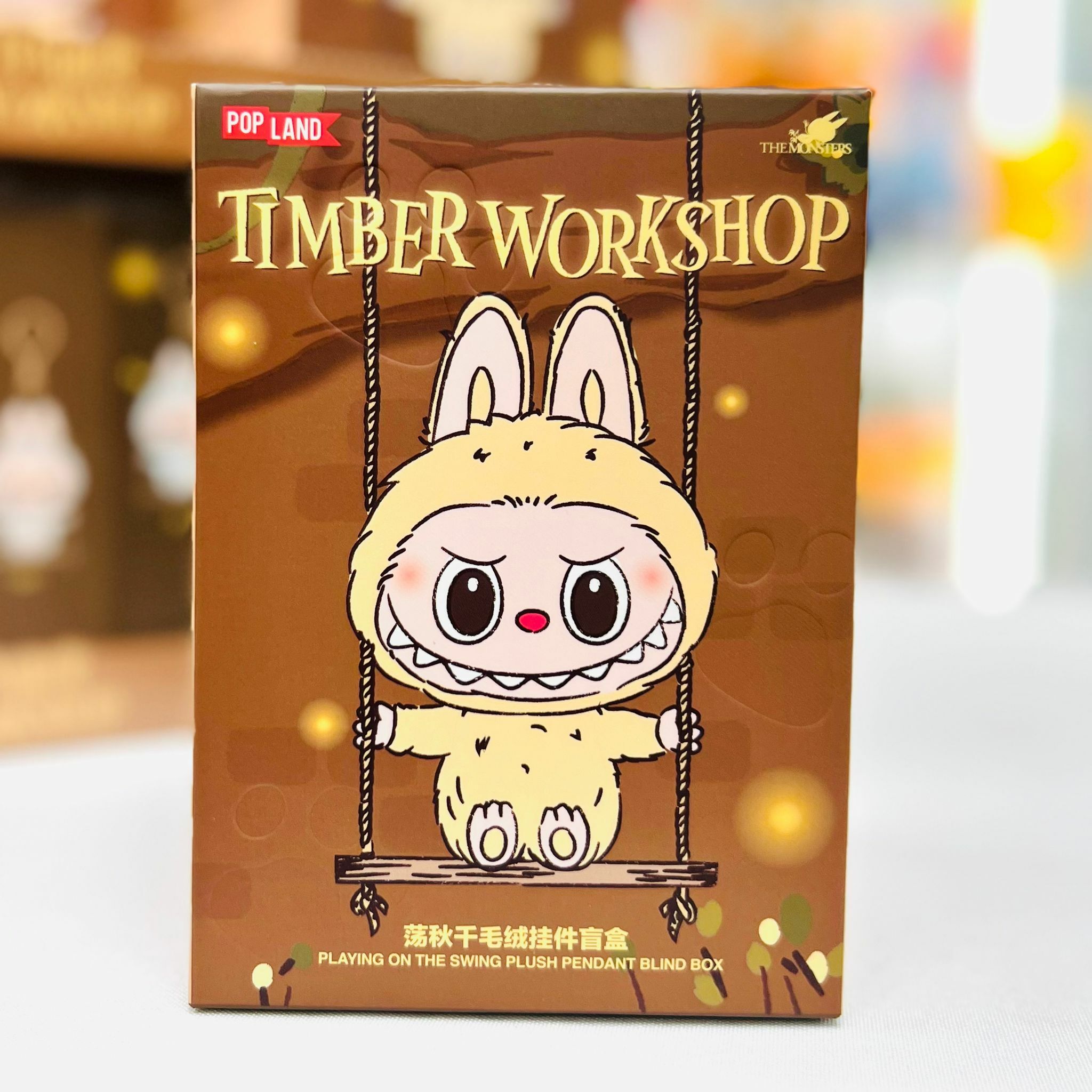 POP MART Labubu Timber Workshop (play on the swing) Bli