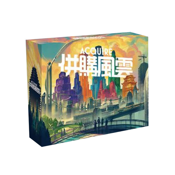 併購風雲 ACQUIRE 2023繁體中文版 經典不動產投資主題桌遊