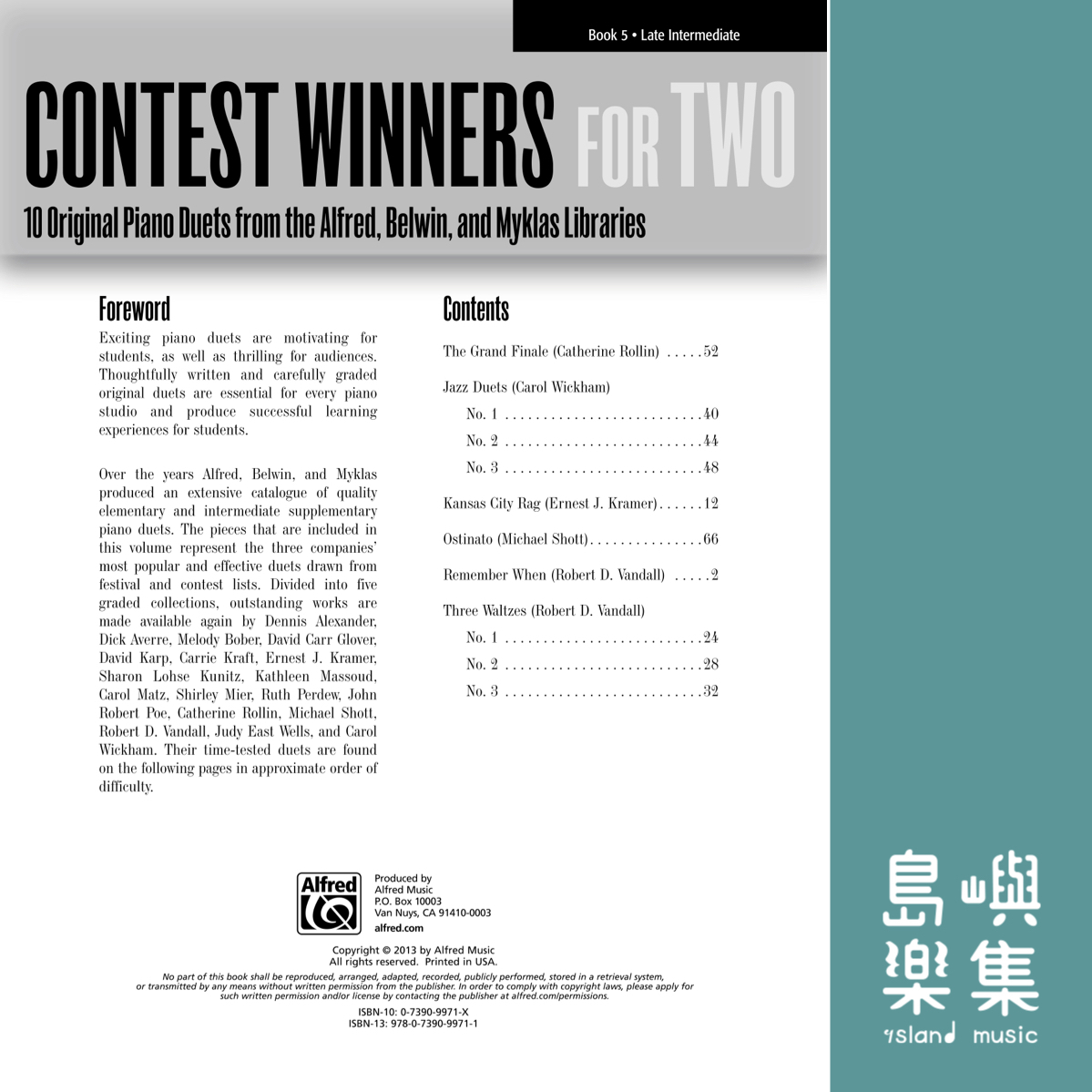 Contest Winners for Two, Book 5