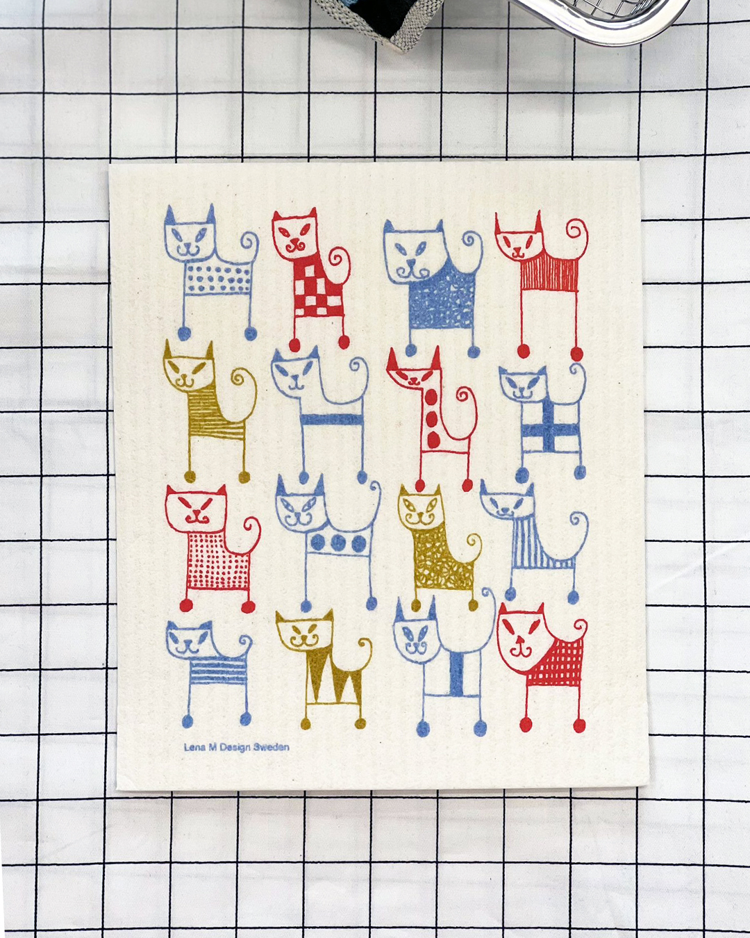 植物纖維 多用途吸水抹布 莉娜貓 S｜kata kata