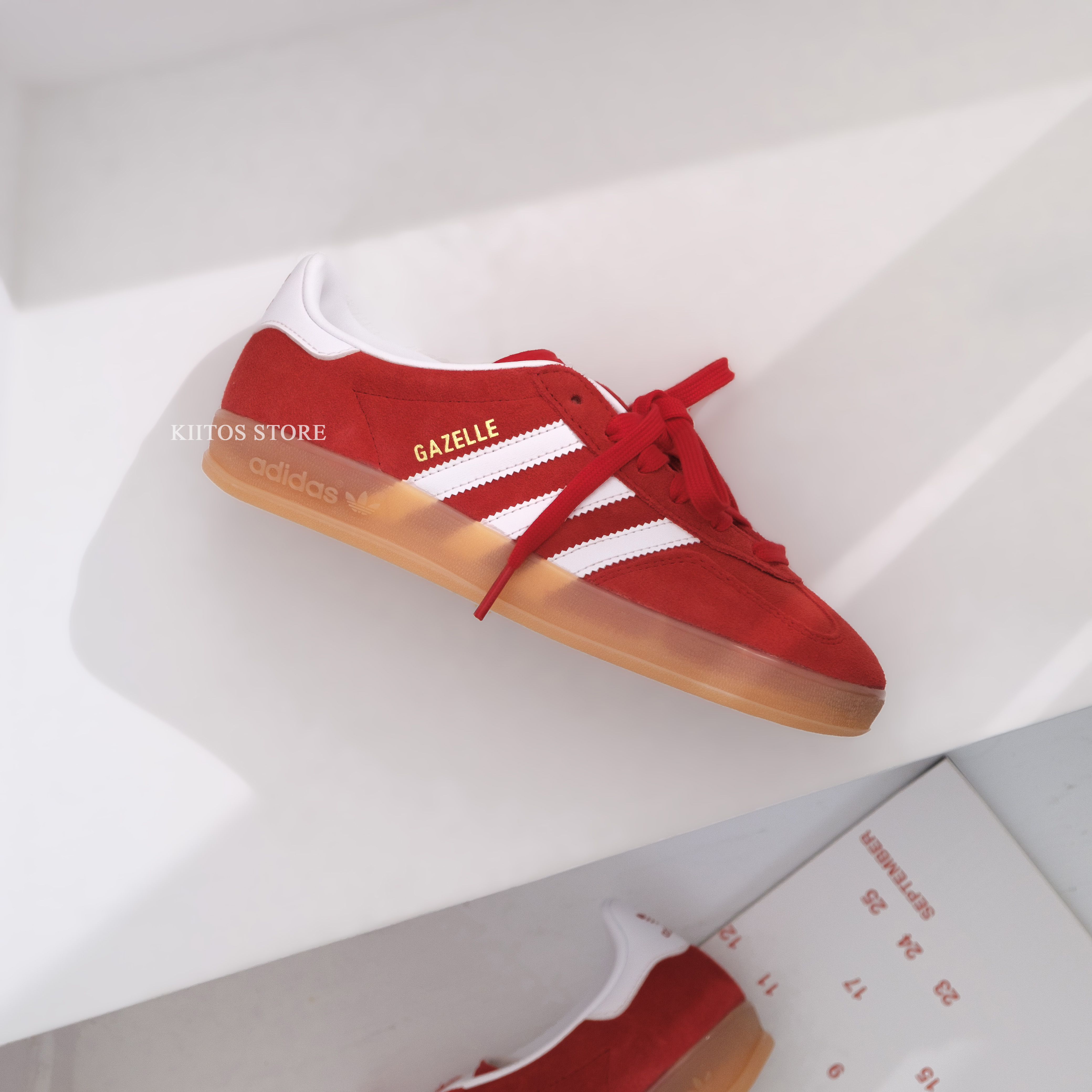 【現貨】 Adidas Gazelle Indoor 正紅 麂皮 JI2063