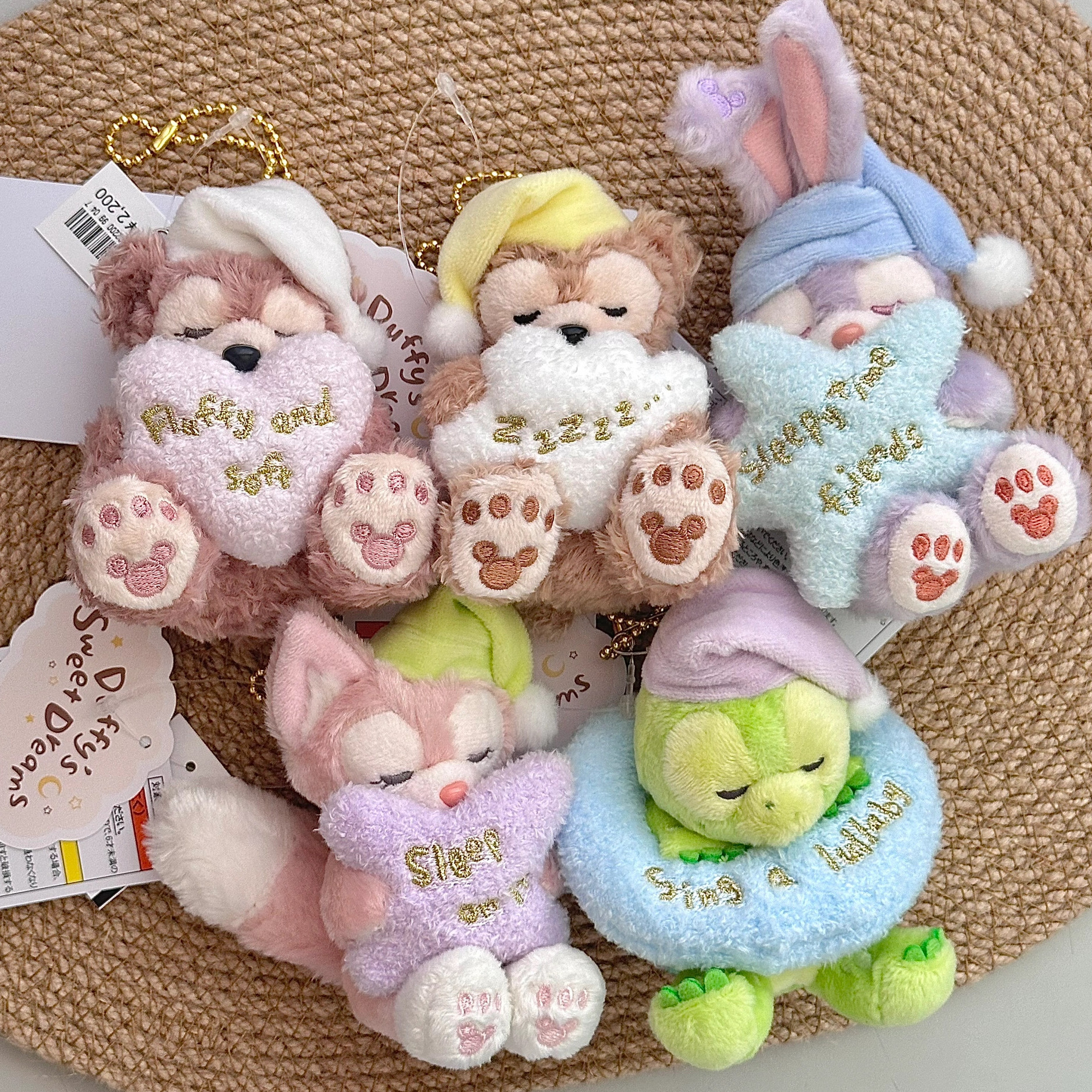 🇯🇵 DISNEY 東京迪士尼 達菲家族 甜夢系列 雪莉玫 星黛露 玲娜貝兒 可琦安 奧樂米拉 玩偶 吊飾 鑰匙圈 / 現貨