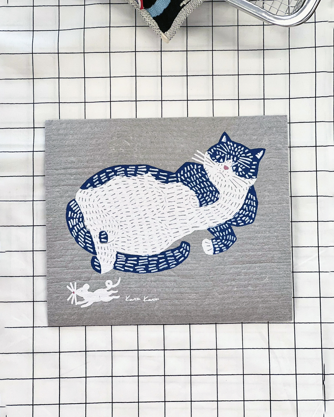 植物纖維 多用途吸水抹布 貓哥 S｜kata kata