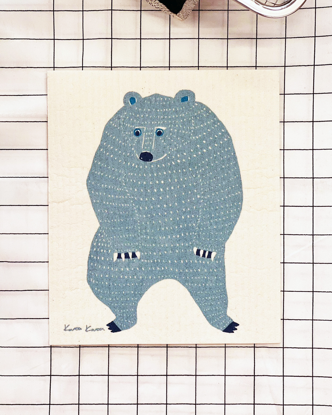 植物纖維 多用途吸水抹布 熊 S｜kata kata