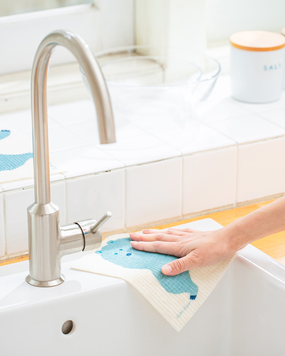 植物纖維 多用途吸水抹布 熊 S｜kata kata