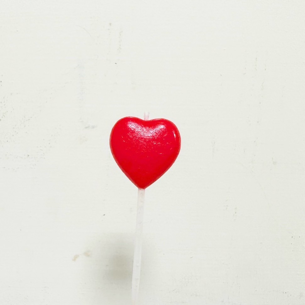 愛心形狀蠟燭(無其他形狀)