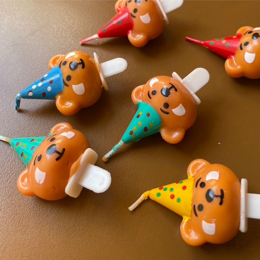 小熊蠟燭(隨機顏色)