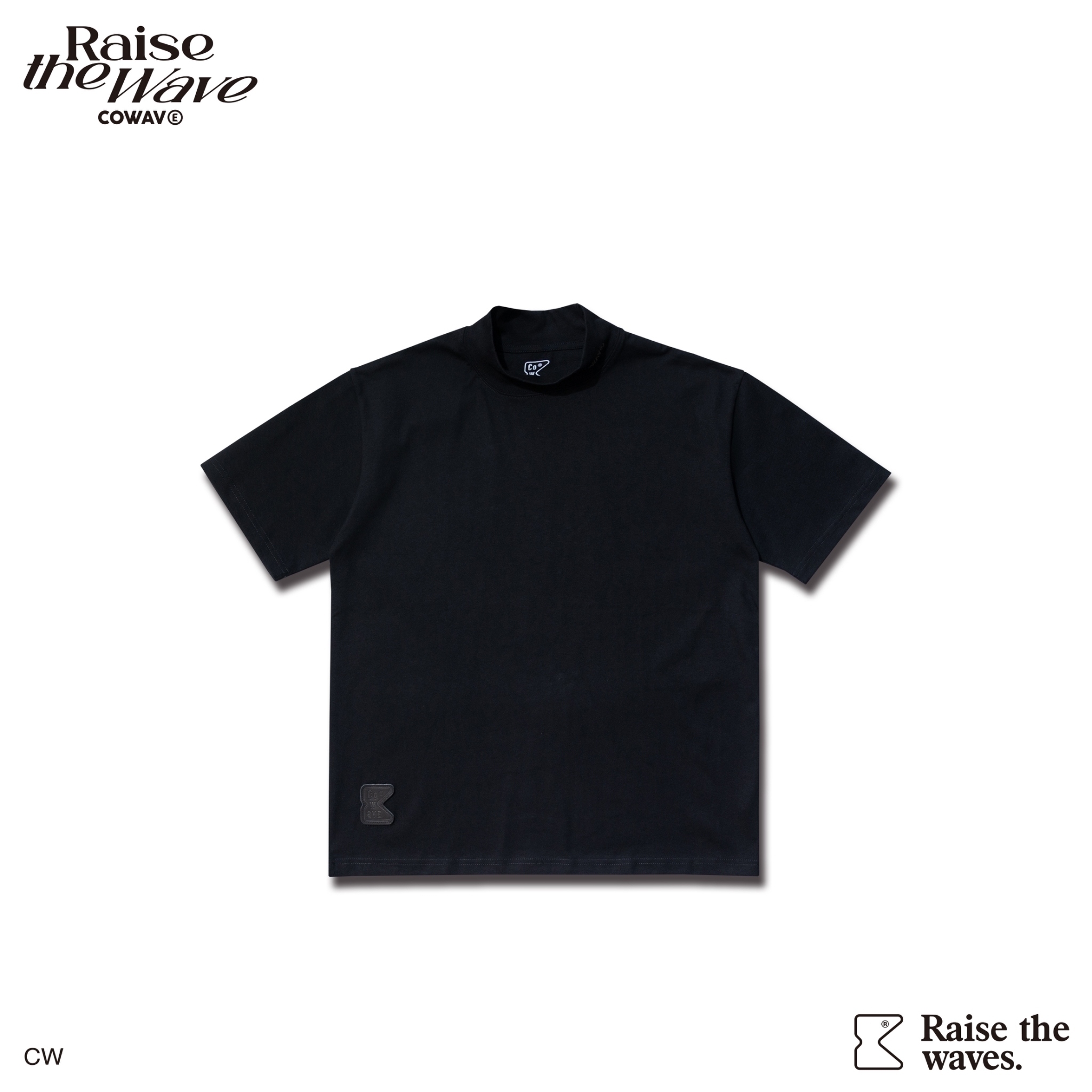 COWAVE 2024 Spring & Summer High Neck LOGO Tee
