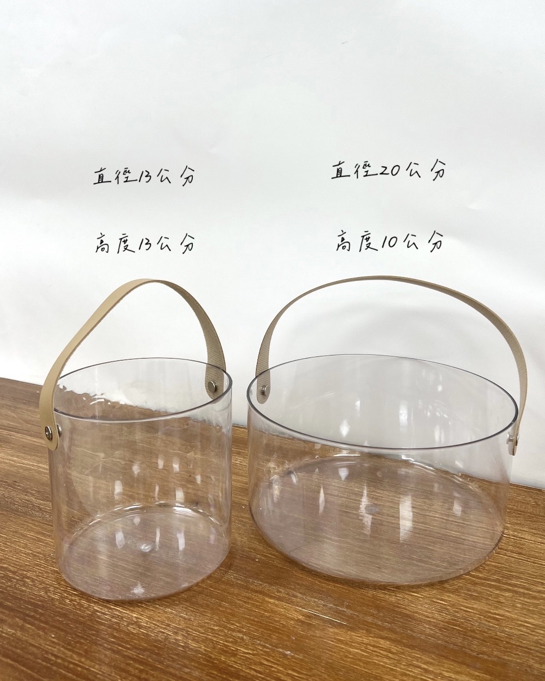 手提透明花盒(大/小)