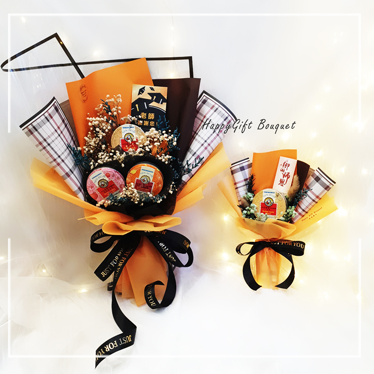 京都念慈菴喉糖花束,教師節花束,送老師的花束,NIN JIOM Herbal Candy bouquet