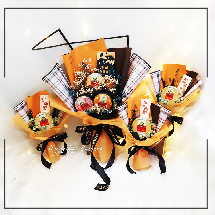 京都念慈菴喉糖花束,教師節花束,送老師的花束,NIN JIOM Herbal Candy bouquet