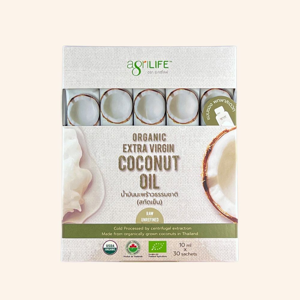 AgriLIFE 有機初搾冷壓椰子油 (10ml x 30) (143701)