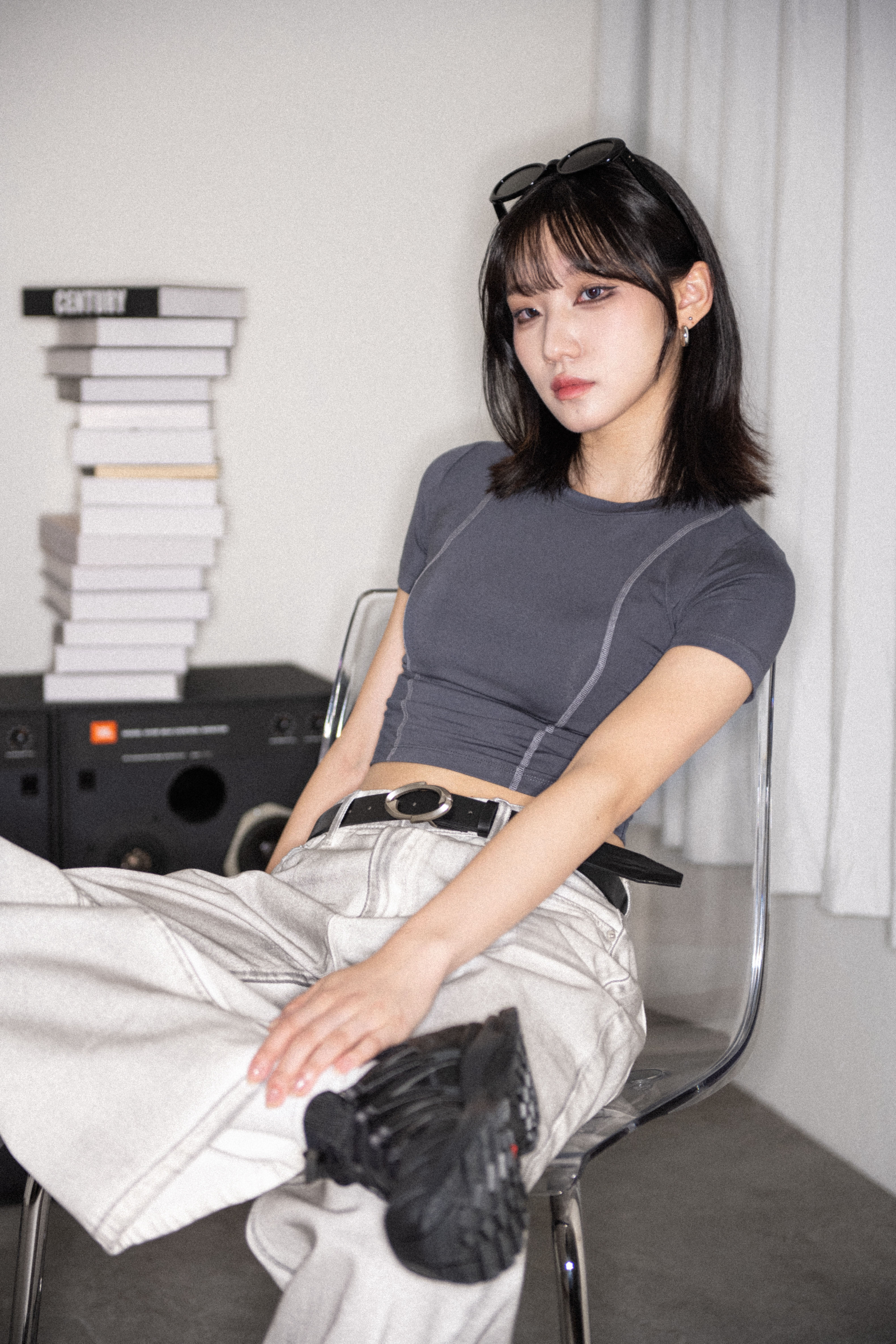 SIMON MADE GC-2409 S曲線 拷克 滑棉 短T