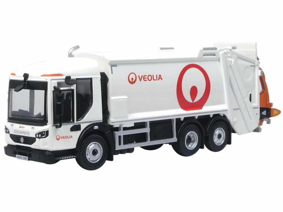 1/76 OXFORD Veolia Dennis Eagle Olympus Refuse Truck (76DE002)