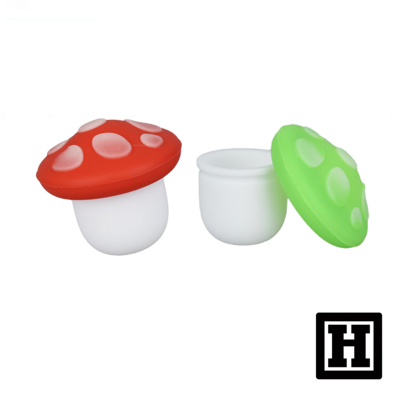 Dark Mushroom 夜光蘑菇 矽膠儲存罐