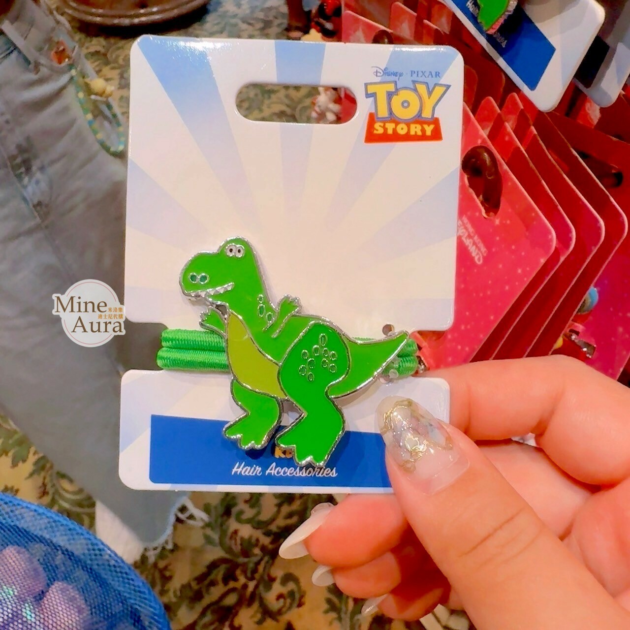 抱抱龍 Rex 造型 髮束 髮飾 玩具總動員 Toy Story -香港迪士尼樂園