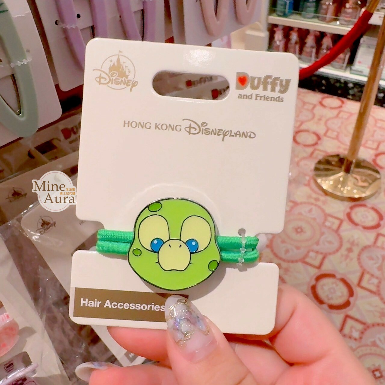 奧樂米拉 海龜 OluMel 大頭 造型 髮束 髮飾 -香港迪士尼樂園