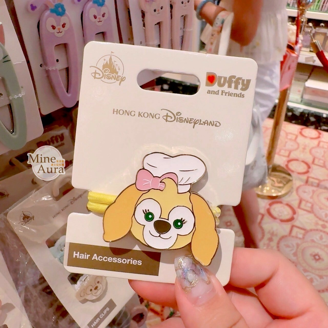可琦安 餅乾 CookieAnn 大頭 造型 髮束 髮飾 -香港迪士尼樂園