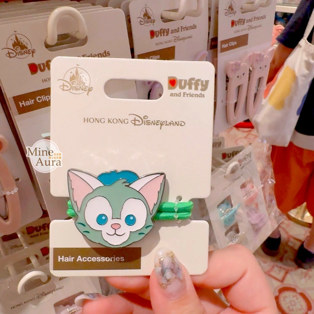 傑拉托尼 畫家貓 Gelatoni 大頭 造型 髮束 髮飾 -香港迪士尼樂園