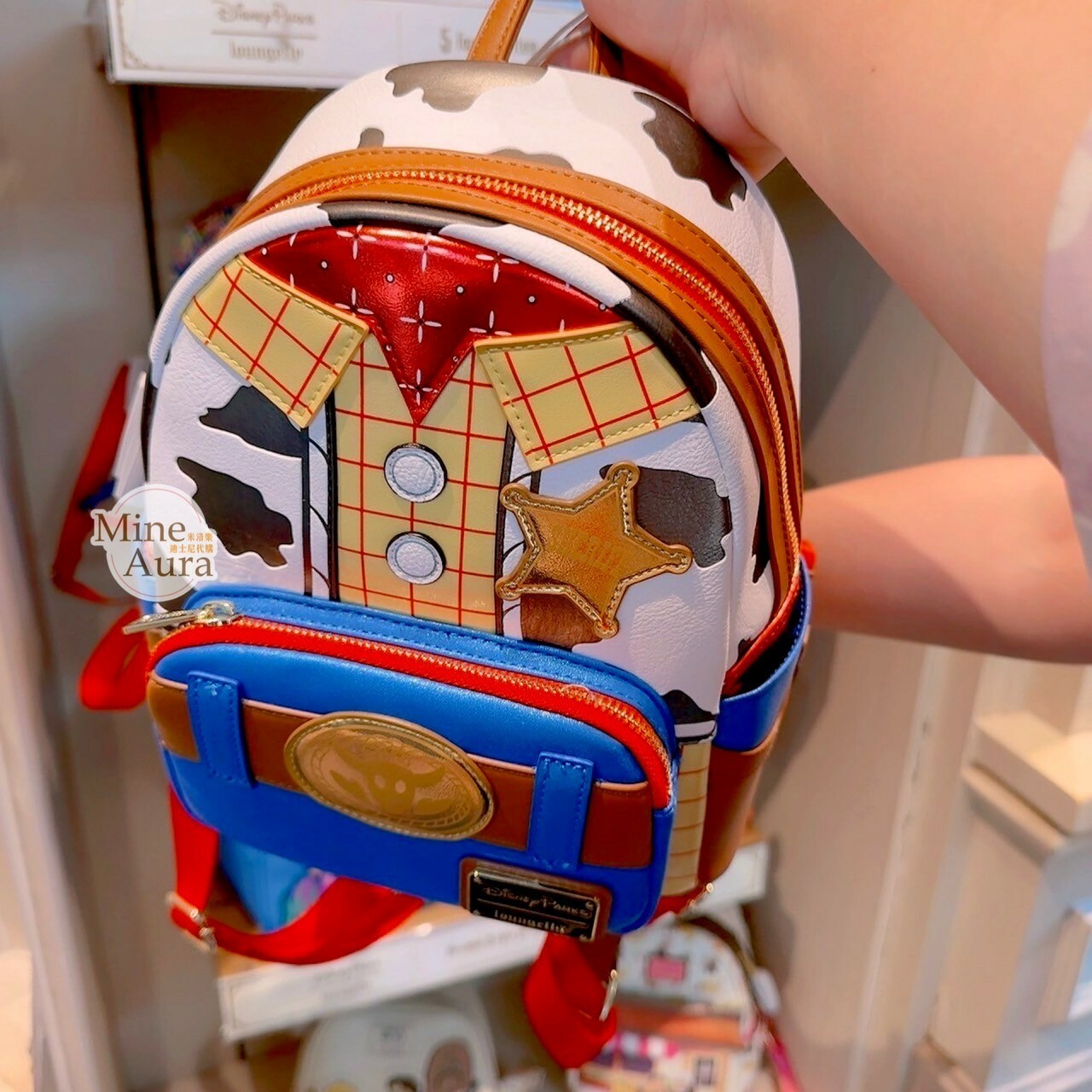 胡迪 Woody 服裝圖案 後背包 玩具總動員 Toy Story -香港迪士尼樂園