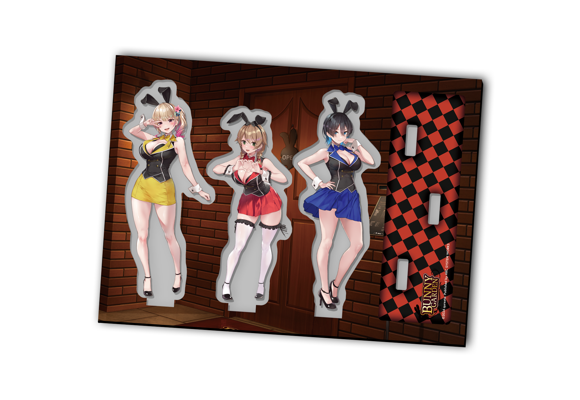 NS 兔兔秘密花園 壓克力立牌同梱 中文版