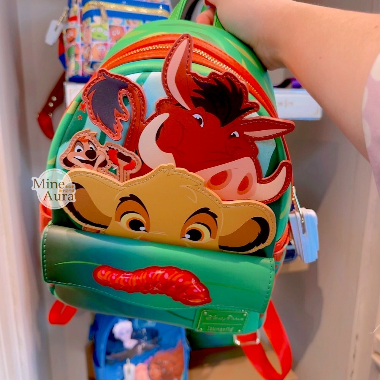 獅子王 The Lion King 角色集合 圖案 後背包 -香港迪士尼樂園