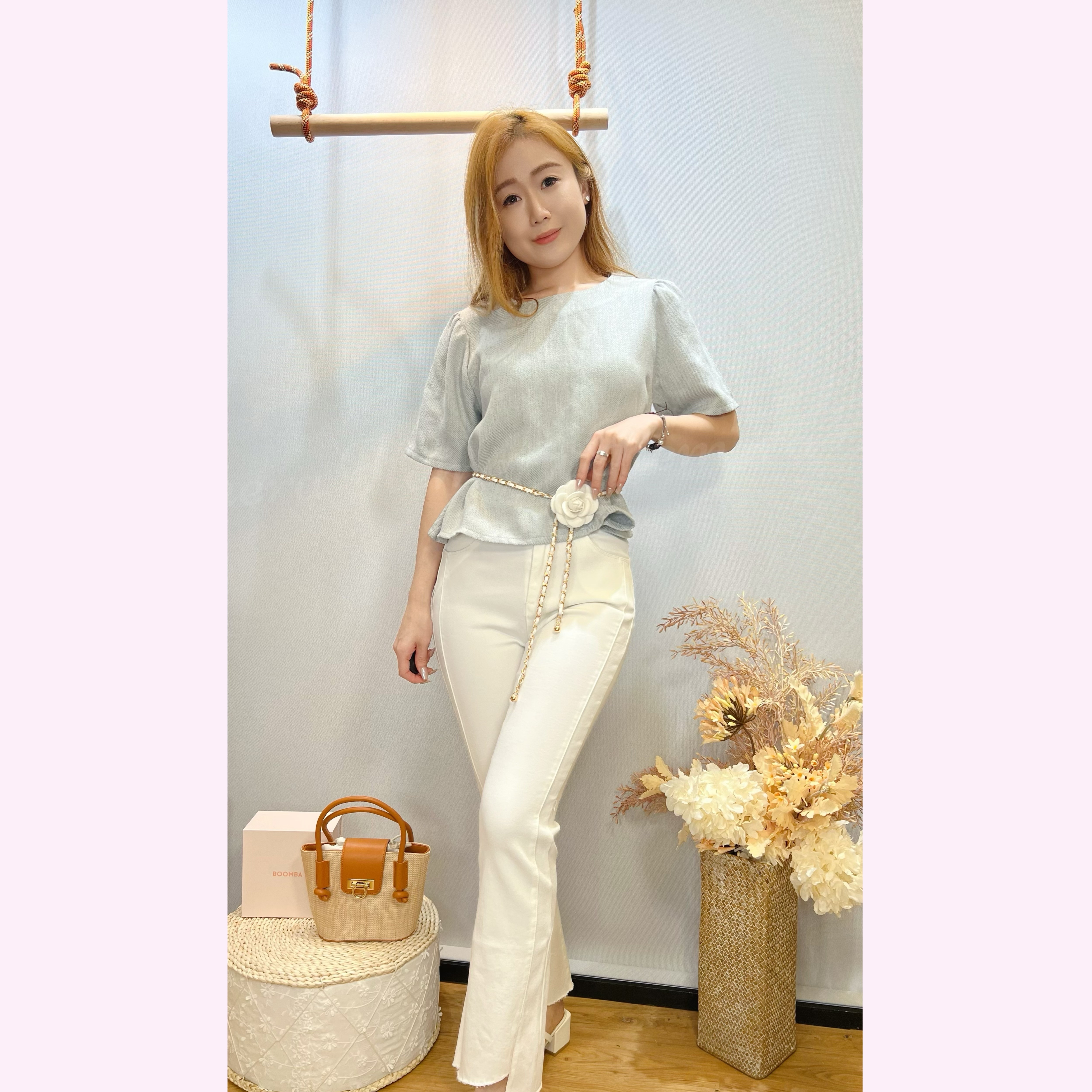 TP24S0630 小香風顯瘦休閒上身