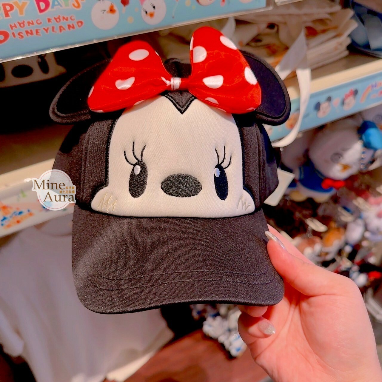 Happy Days 系列 米妮 Minnie 造型帽 棒球帽 -香港迪士尼樂園