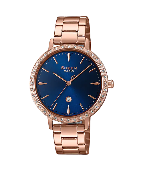 Casio Sheen SHE-4535YPG-2A 藍寶石 手錶 (香港行貨)