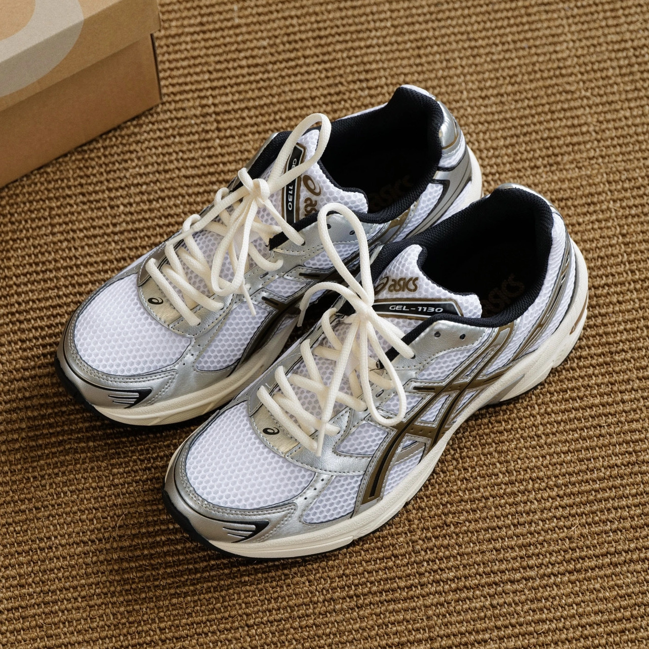 ASICS GEL-1130 古銅 金棕 銀黑 奶油底 復古 男鞋 1201A256-113 / 預購
