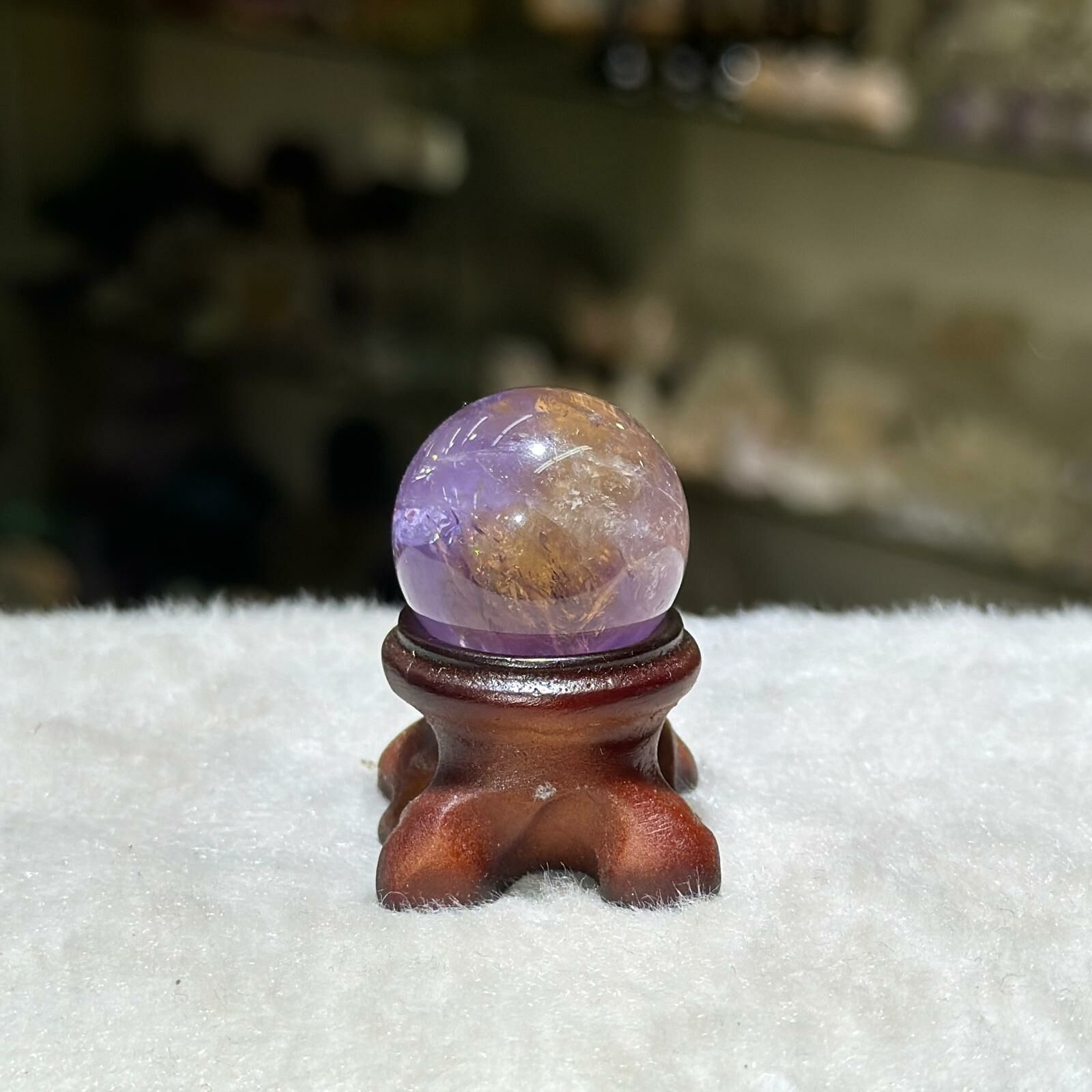 紫黃晶 球 - 2.5cm+/- (不連座)