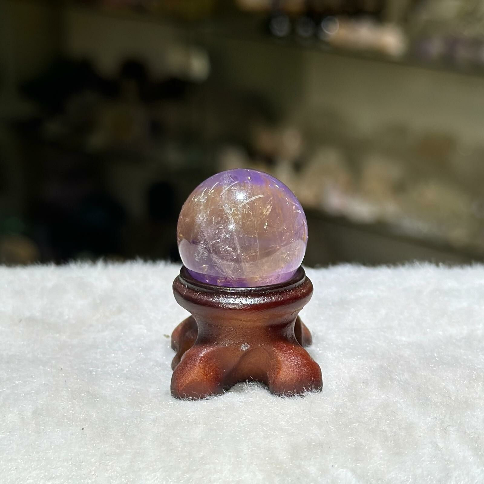 紫黃晶 球 - 2.5cm+/- (不連座)