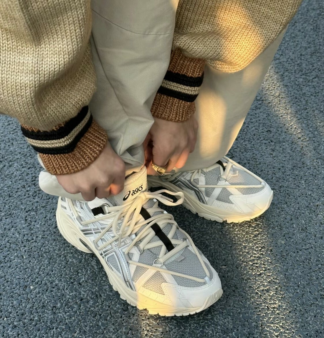 KTQ STORE ‧ Asics Gel-Kahana TR V2 "Silver Cream" 銀白奶油底 1203A557-021