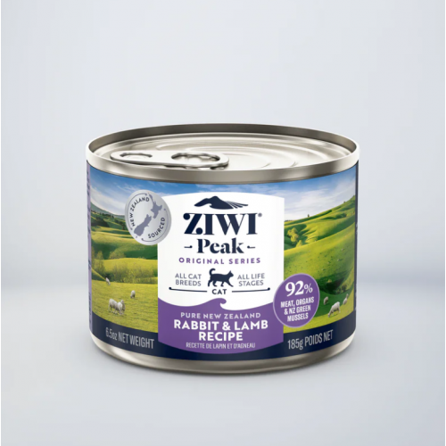 [斷貨中] Ziwi Peak 巔峰 - 兔肉&羊肉罐 Rabbit & Lamb 185G (原箱同款12罐有折)