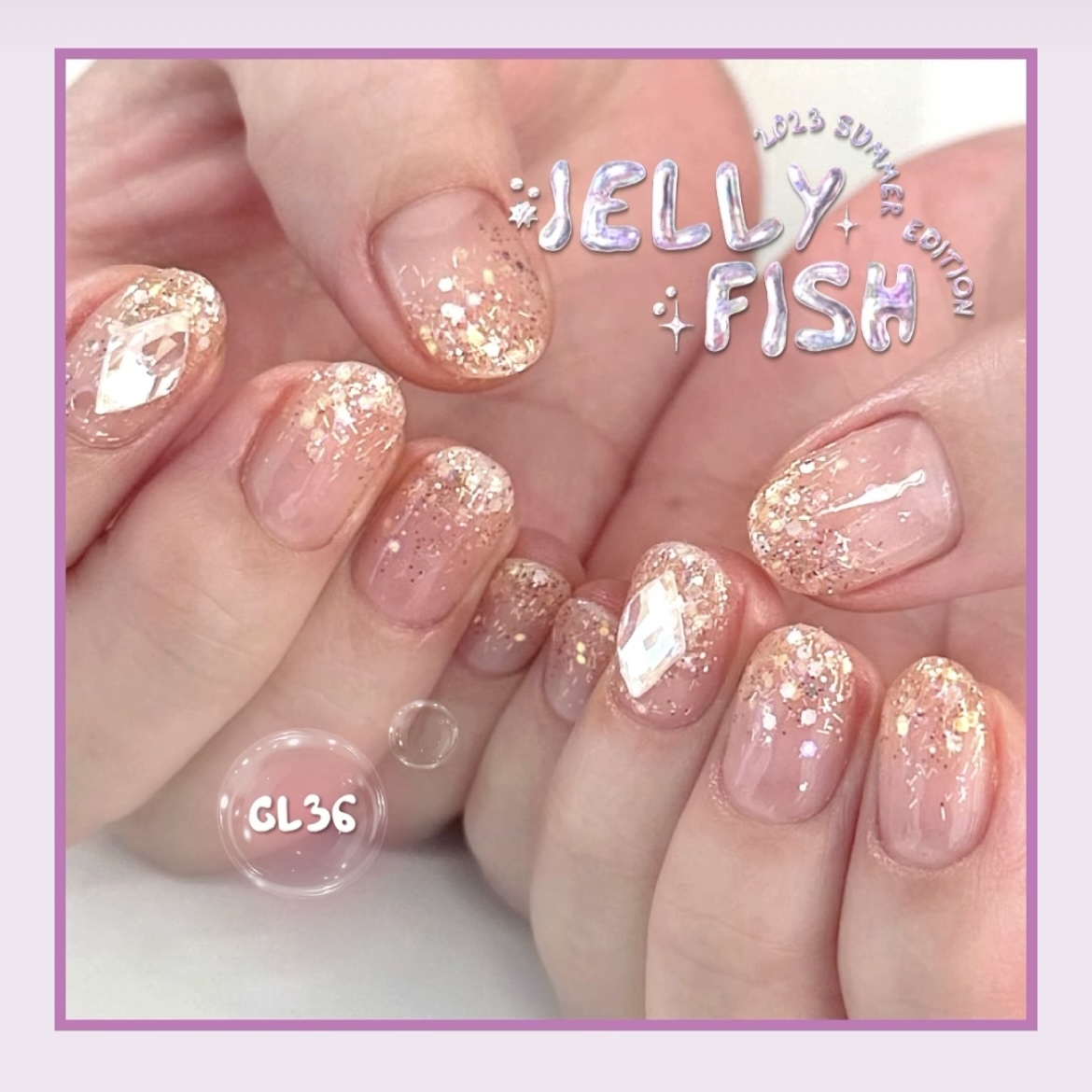 VERYGOODNAIL GL36 (Jelly Fish Collection )