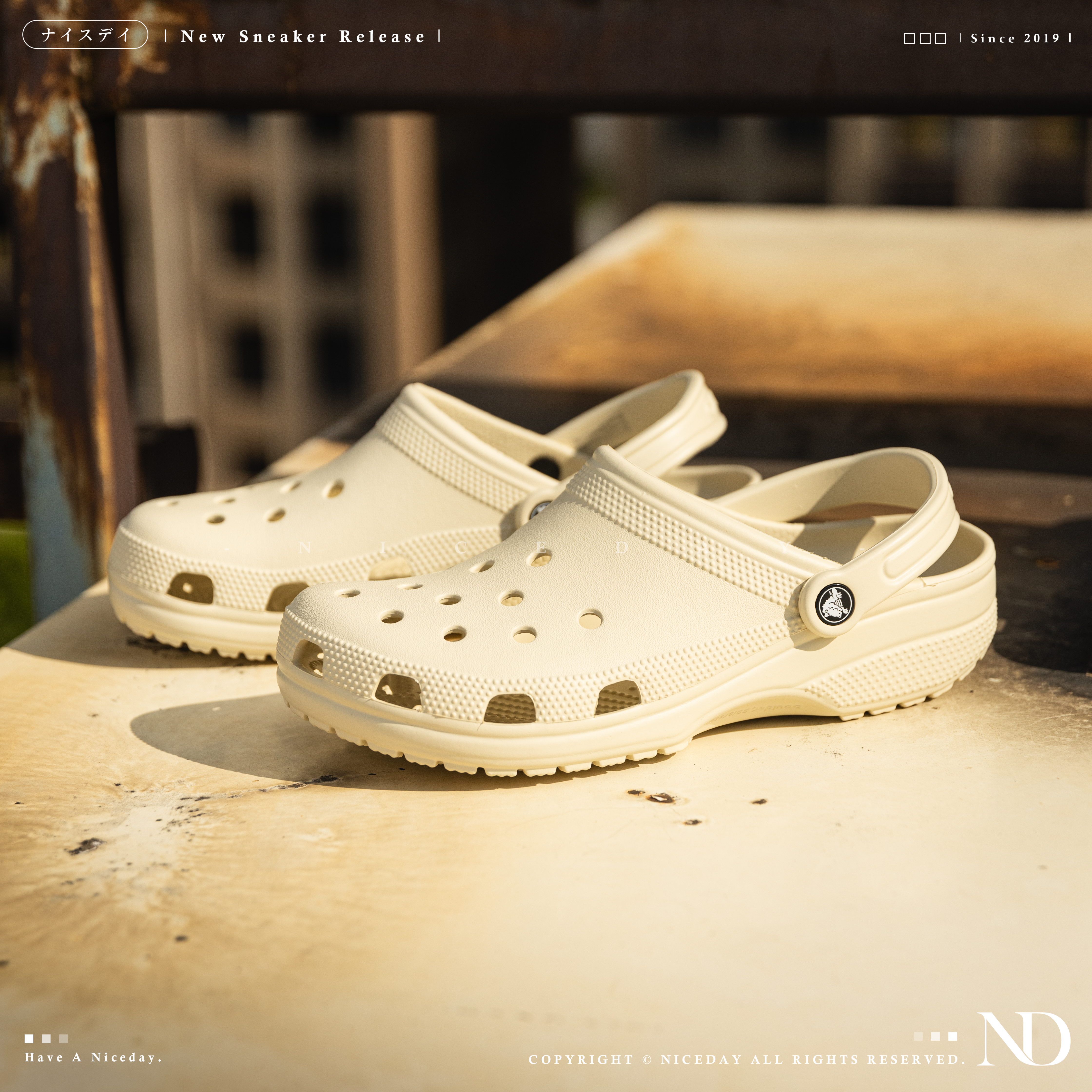 NICEDAY 現貨 Crocs Classic Crush 經典款 經典 洞洞鞋 大地色 棕色 四色