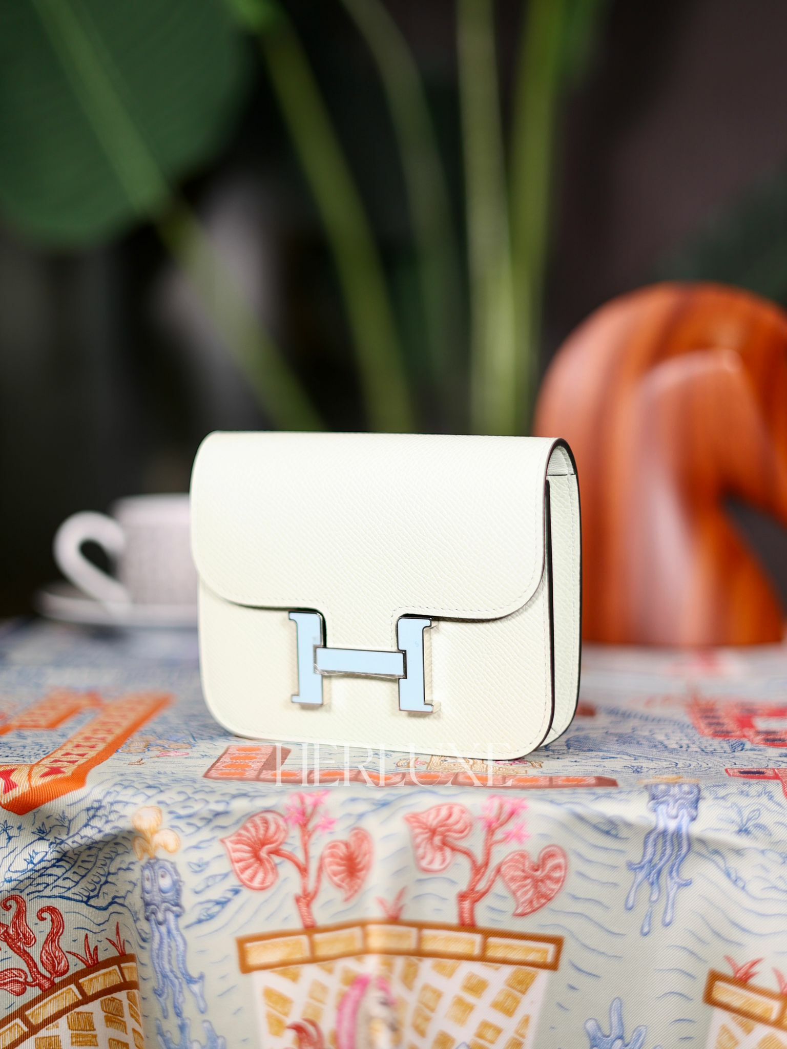 Constance slim 0S vert fizz 琺瑯扣U2 bleu zephyr epsom