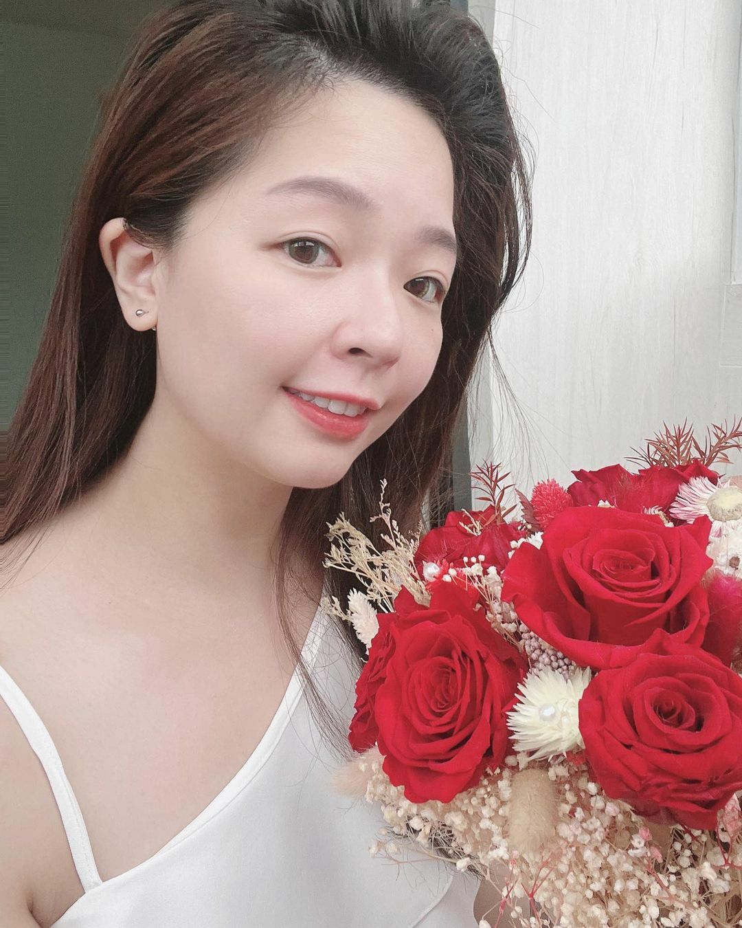 保養耳洞不過敏簡單鎖珠款醫療鋼耳環