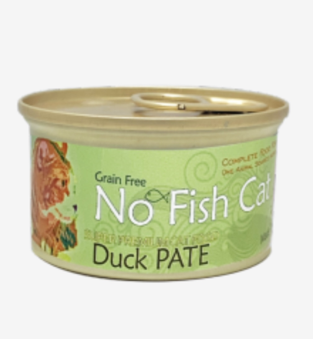 No Fish Cat 鴨肉肉醬 貓罐頭 主食罐85g
