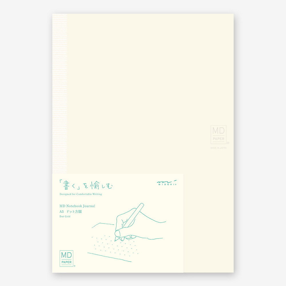 MD NOTEBOOK Journal A5筆記本：三種內頁