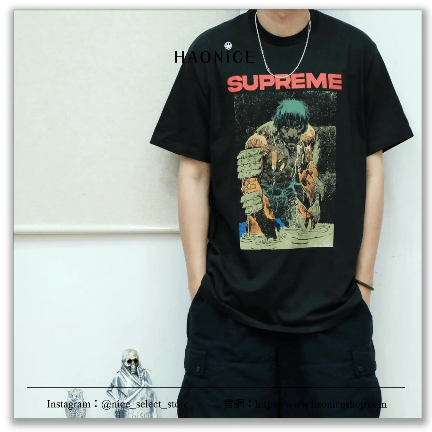 【NICE 歐美日韓代購】24SS夏季新品🔥美式潮牌🇺🇸 SUPREME 經典logo浪人漫畫短袖 短T 漫威