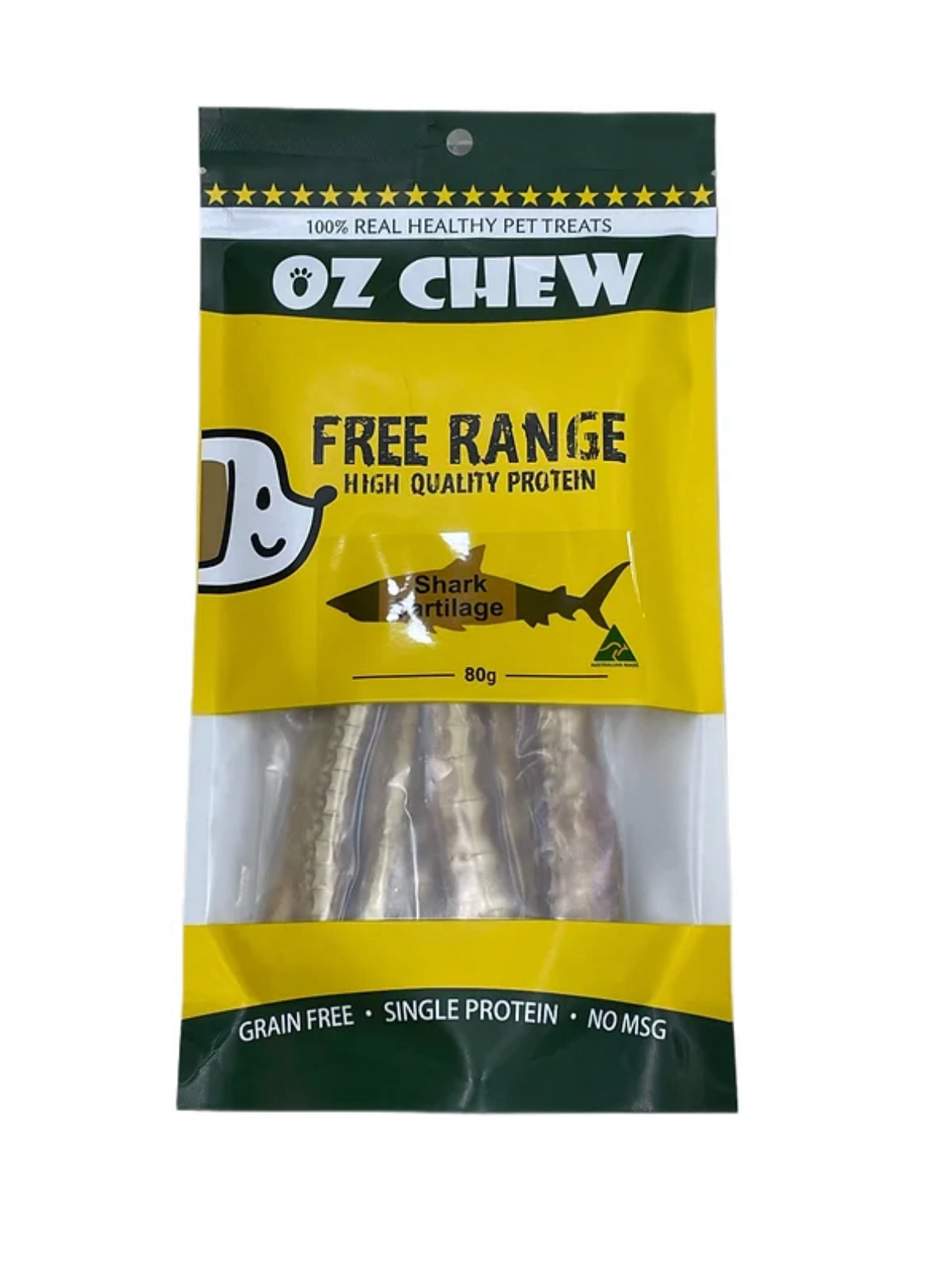 澳洲OZ Chew純天然風乾鯊魚骨80g