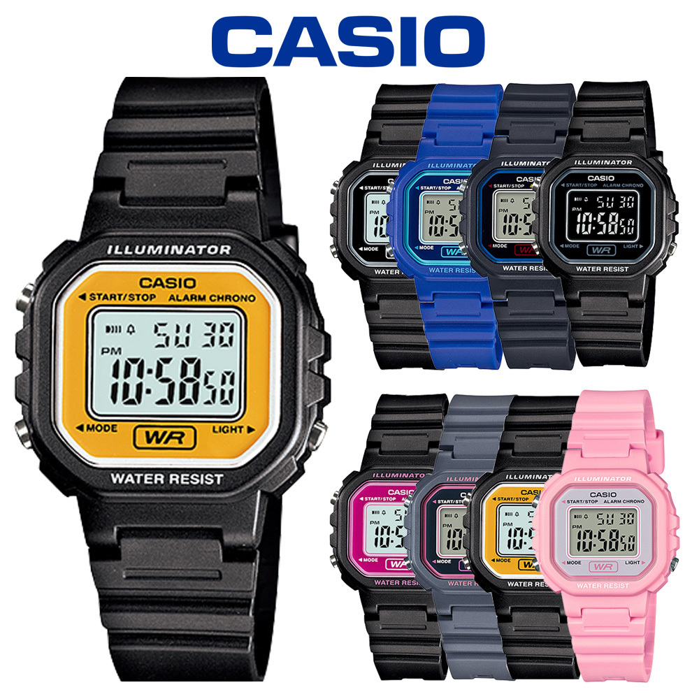 【CASIO 卡西歐】CASIO手錶 電子錶 方形錶 考試錶 當兵錶 復古錶款 LA-20WH