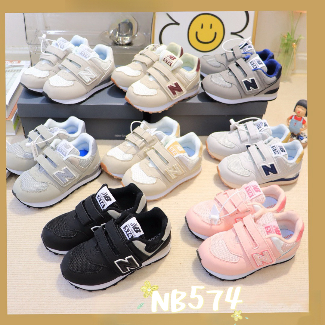 𝐍𝐞𝐰 𝐁𝐚𝐥𝐚𝐧𝐜𝐞 NB574 復古休閒魔術貼童裝 親子裝波鞋 第4團