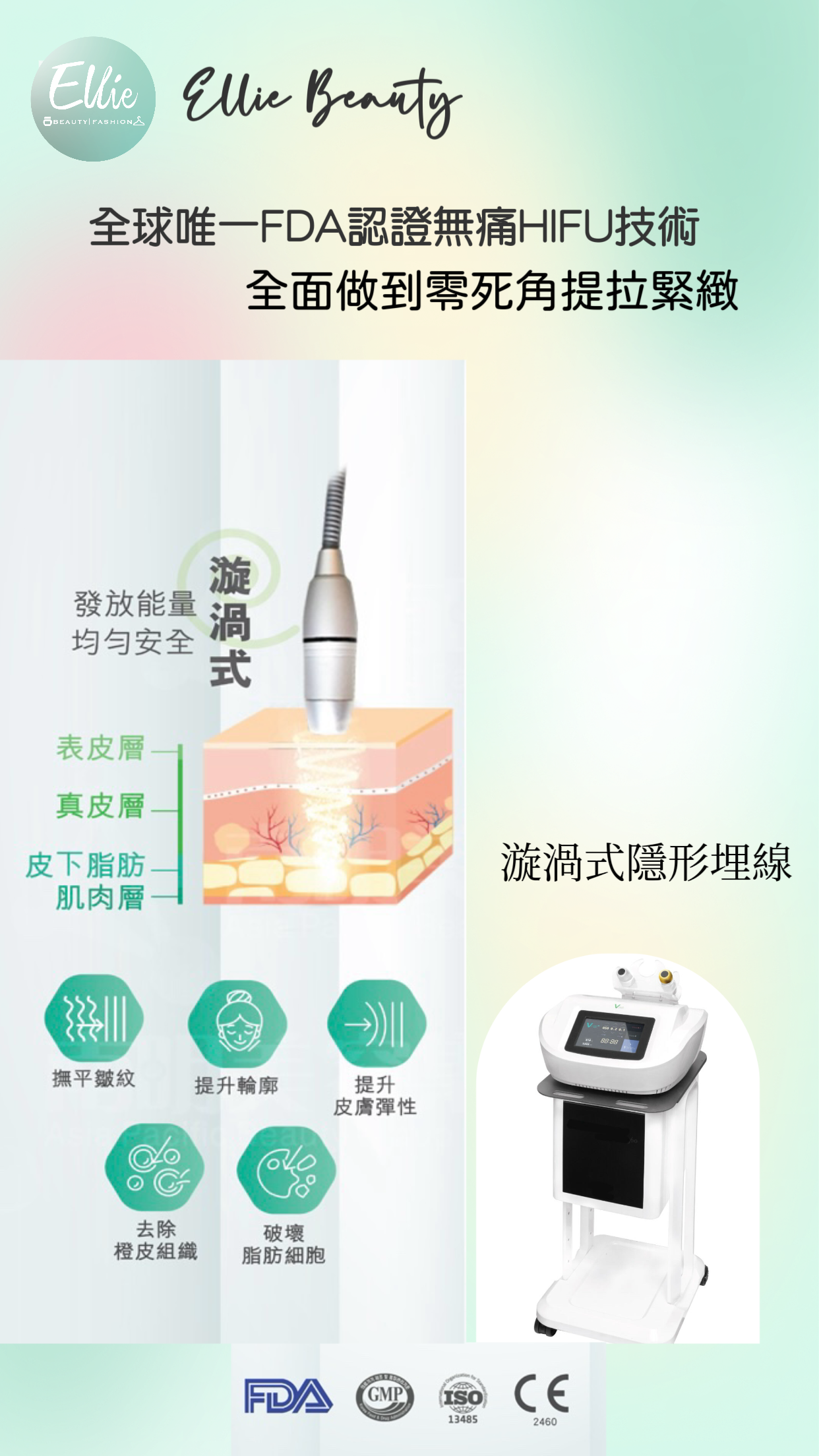 TR08 V面隱形埋線HIFU-單次