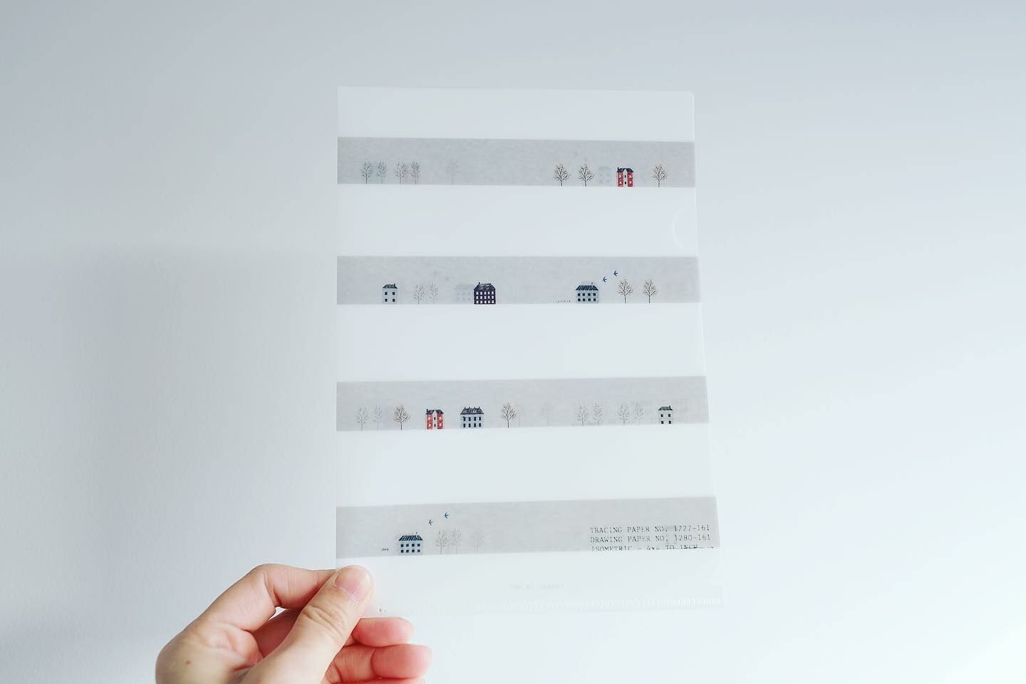 A5透明資料夾 M-076｜日本 yohaku