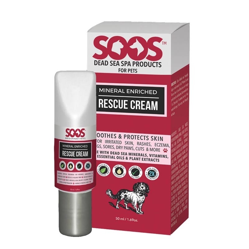 SOOS 天然死海礦物急救修復霜舒緩膏 50ml (貓狗適用)
